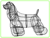 Cocker Spaniel Animal Topiary Frame Cocker Spaniel Animal Topiary Frame
