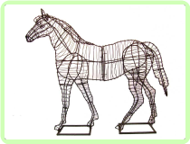 Horse Animal Topiary Frame