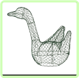 Goose Animal Topiary Frame