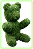 Bear Sitting Animal Topiary Frame 17" Custom made to your specifications call for price.