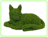 Cat, Lying Animal Topiary Frame