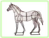 Horse Animal Topiary Frame