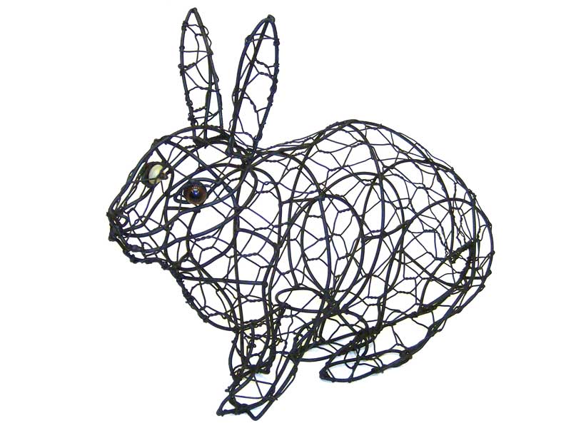 Rabbit, Hopping Animal Topiary Frame